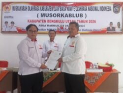 Herri Kuswanda Terpilih Menjadi Ketua Umum Koni Kabupaten Bengkulu Utara Periode 2025-2029