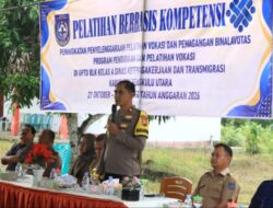 Lewat Program POLIRAN, Polres B/U Dukung Pelatihan Kompetensi 96 Pencari Kerja di UPTD BLK
